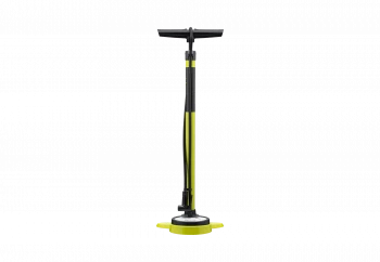 Essential Floor Pump - Highlighter