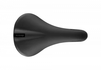 Scoop Cromo Gel Radius Saddle - Black