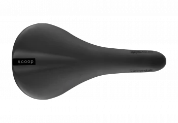 Scoop Cromo Shallow Saddle - Black