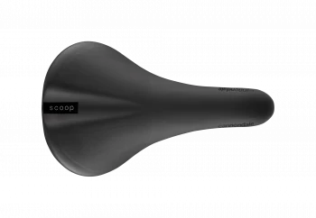 Scoop Steel Gel Radius Saddle - Black
