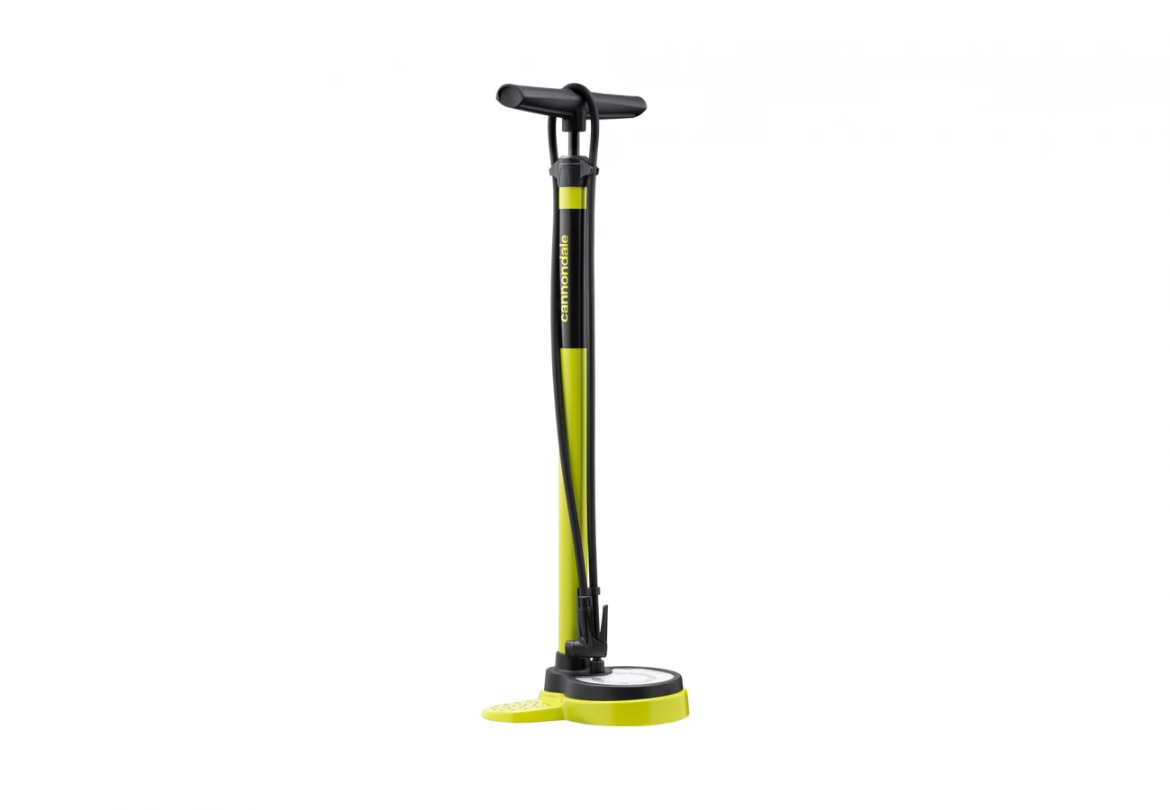 Essential Floor Pump - Highlighter