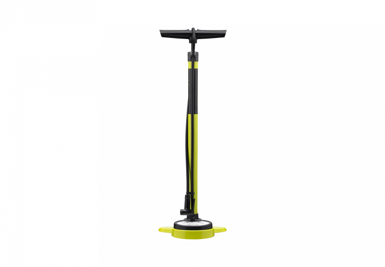 Essential Floor Pump - Highlighter