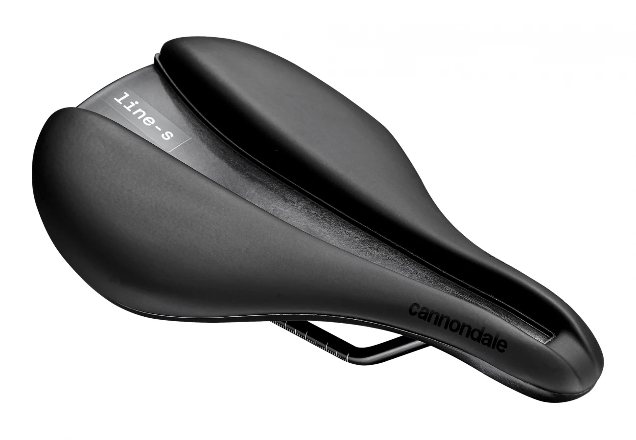 Line S Steel Flat Saddle - Black