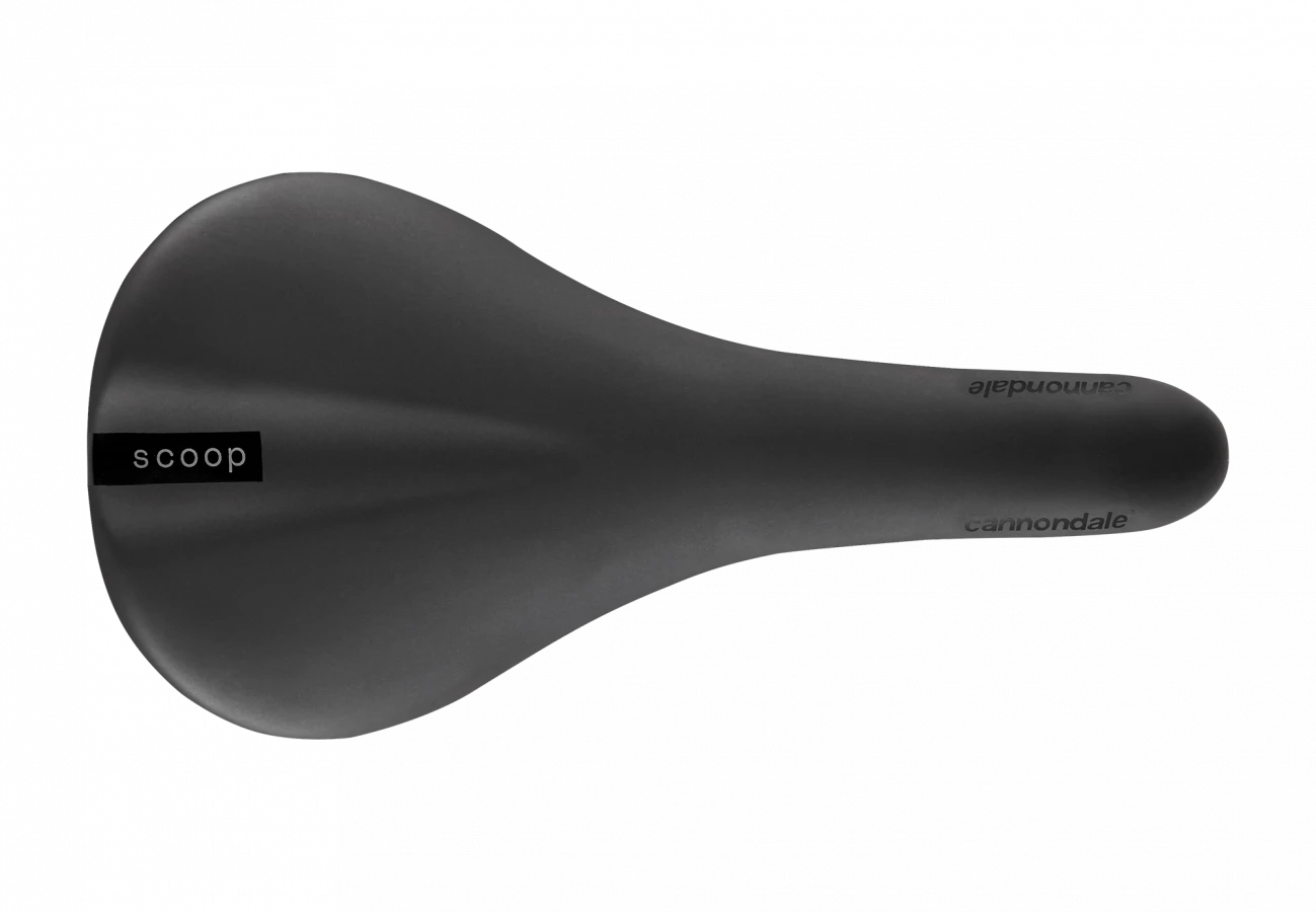 Scoop Cromo Shallow Saddle - Black