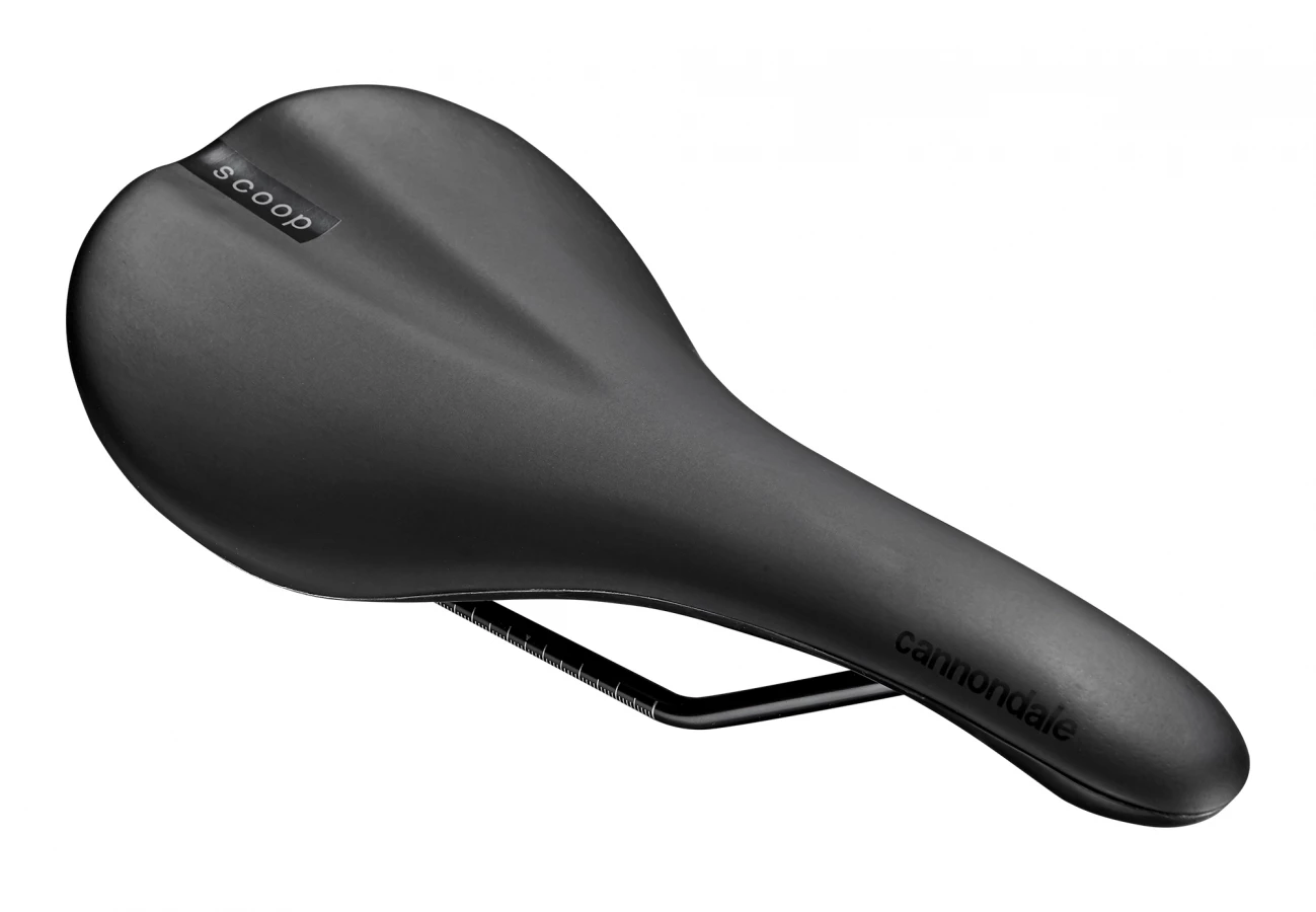 Scoop Steel Shallow Saddle - Black