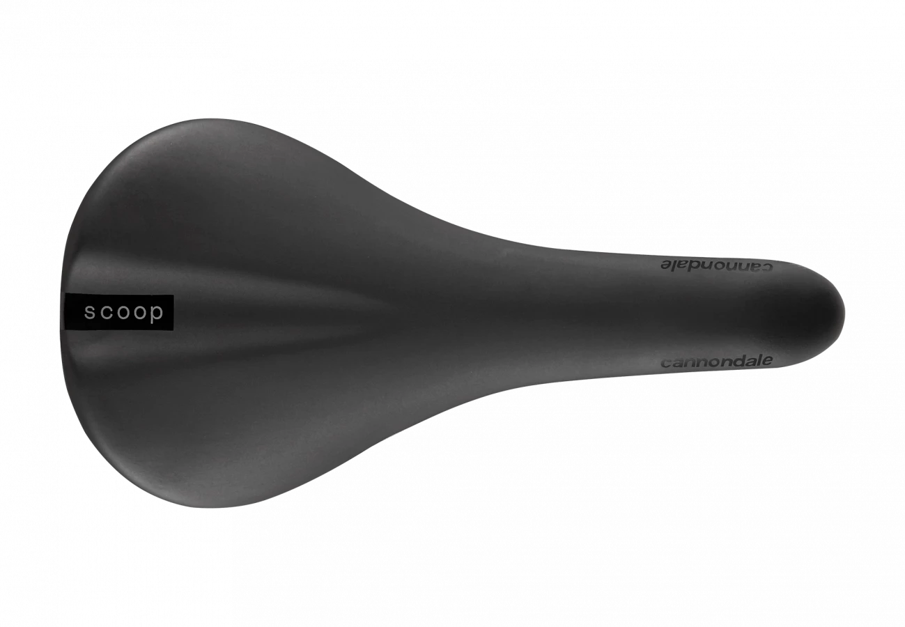 Scoop Steel Shallow Saddle - Black