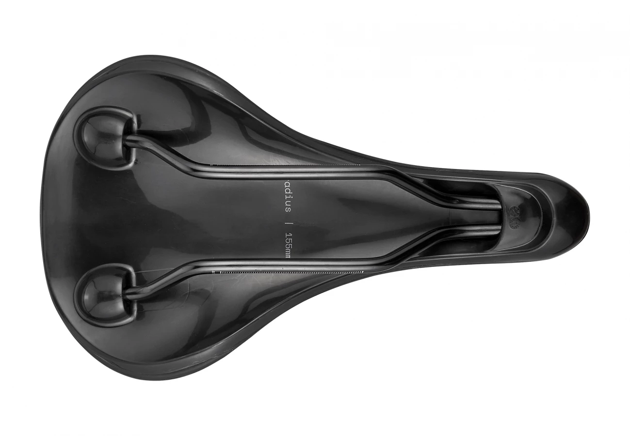 Scoop Steel Gel Radius Saddle - Black