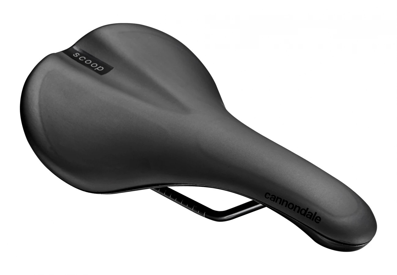 Scoop Steel Gel Radius Saddle - Black