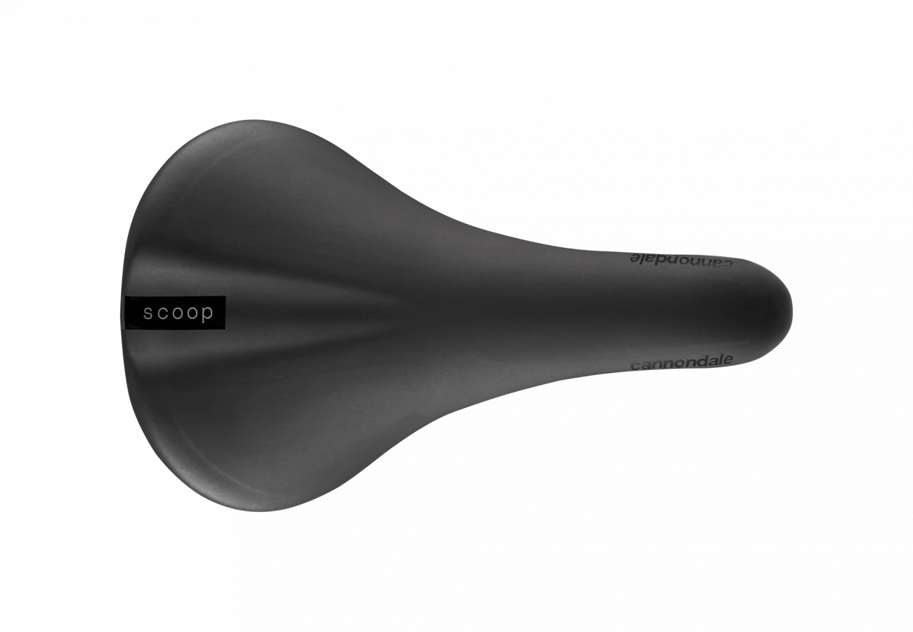 Scoop Steel Gel Radius Saddle - Black