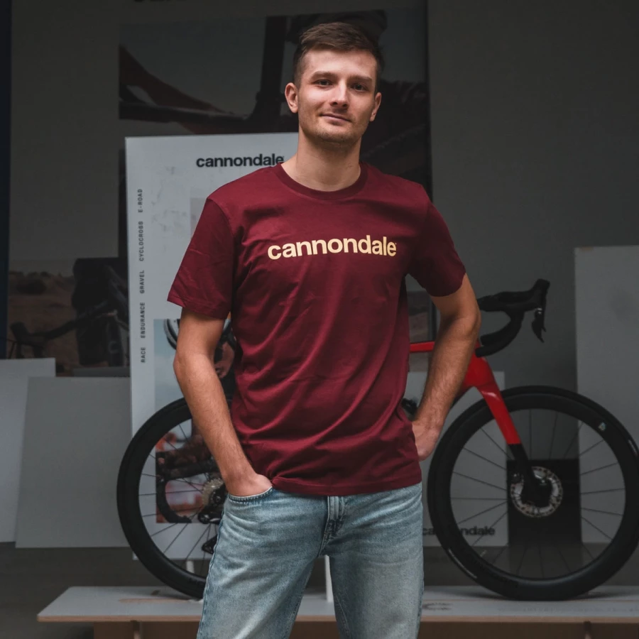 Cannondale T-Shirt Logo - Chilli Powder w Butter