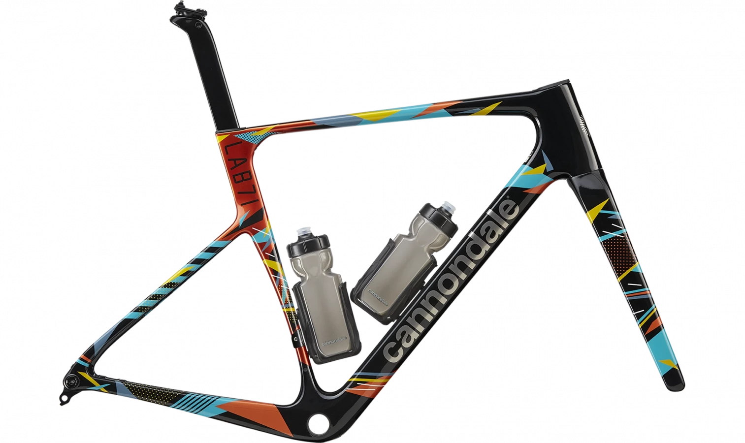 SuperSix EVO LAB71 Frameset - Black with WOW colors