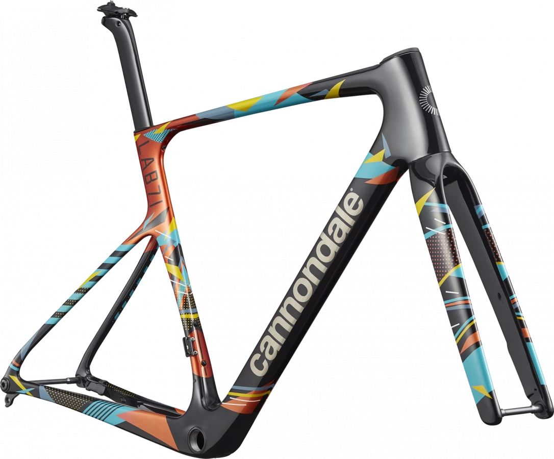 SuperSix EVO LAB71 Frameset - Black with WOW colors